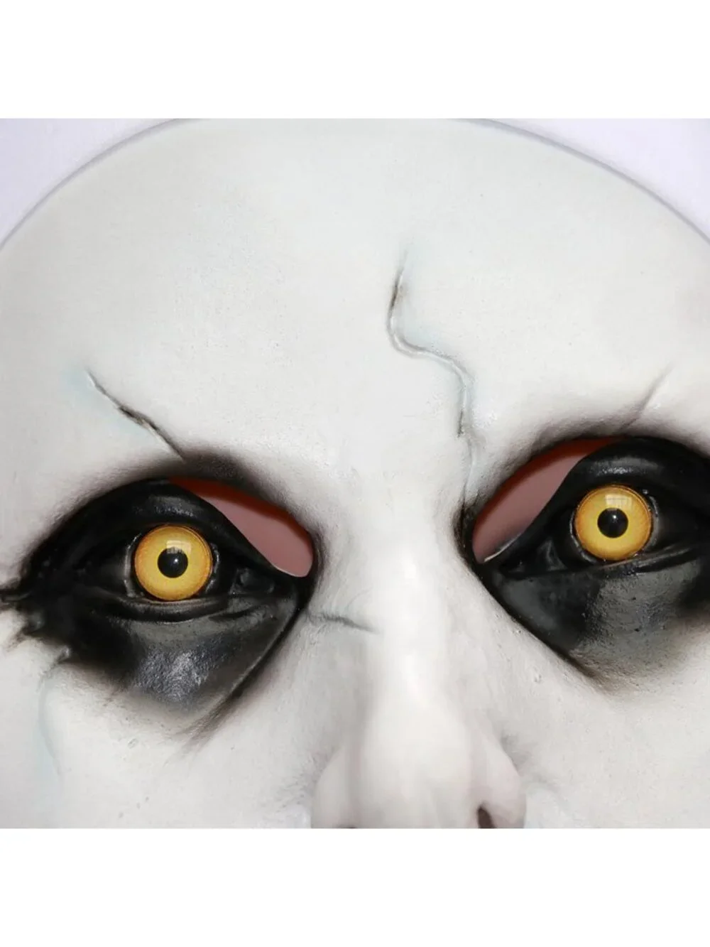 Men's Halloween Nun Latex Full Head Scary Party Cosplay Mask